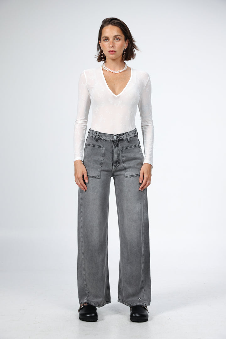 Reorganized Grey Soft Denim