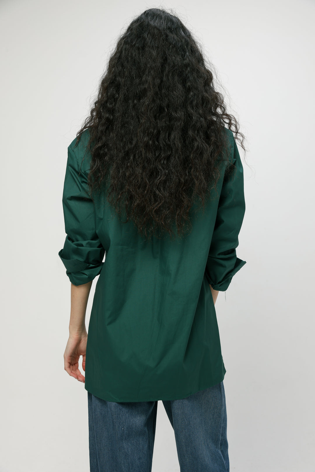 Padded Green Buttoned Shirt