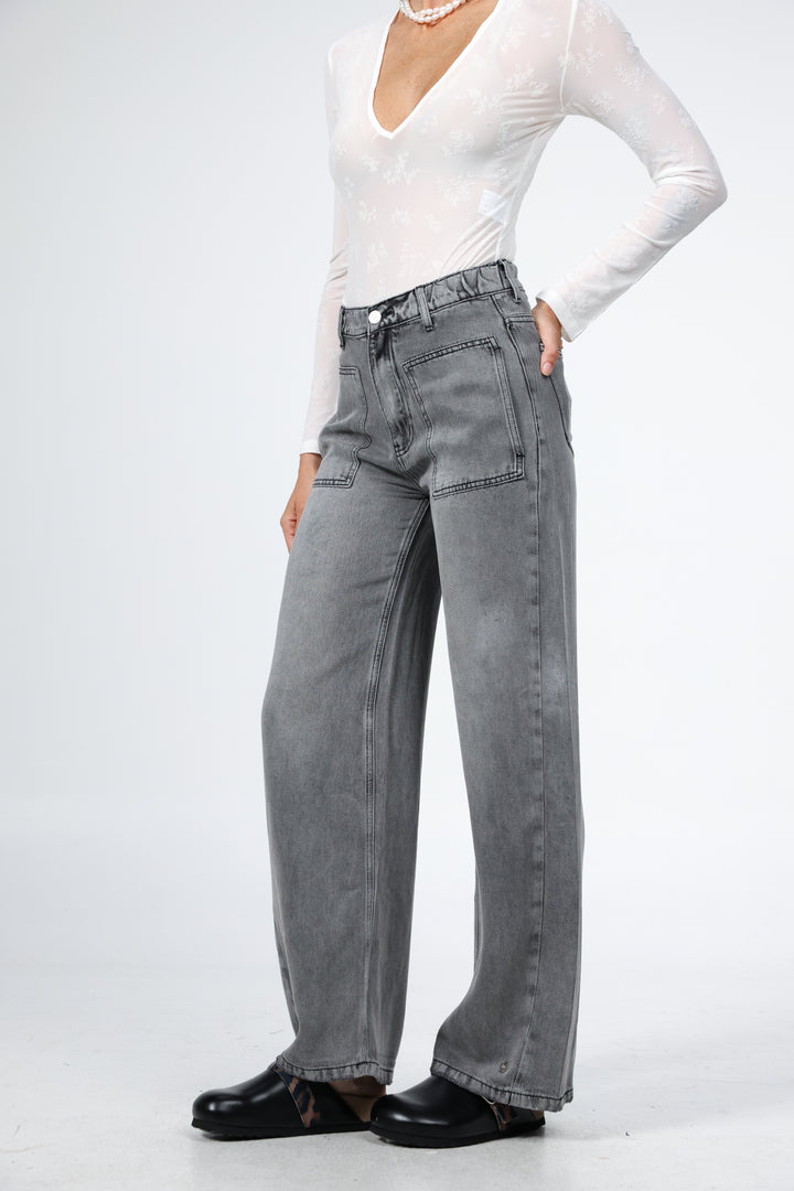 Reorganized Grey Soft Denim