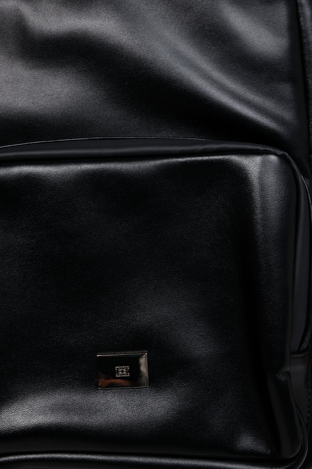 תיק עור שחור סיסטרז Black Leather Backpack