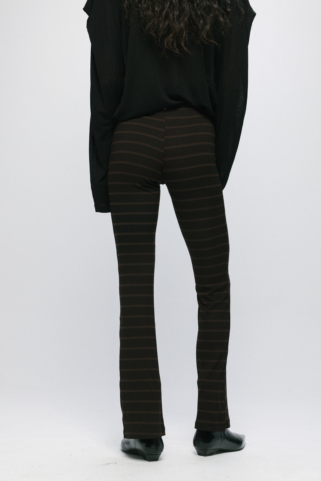Moosh Brown Striped Legging