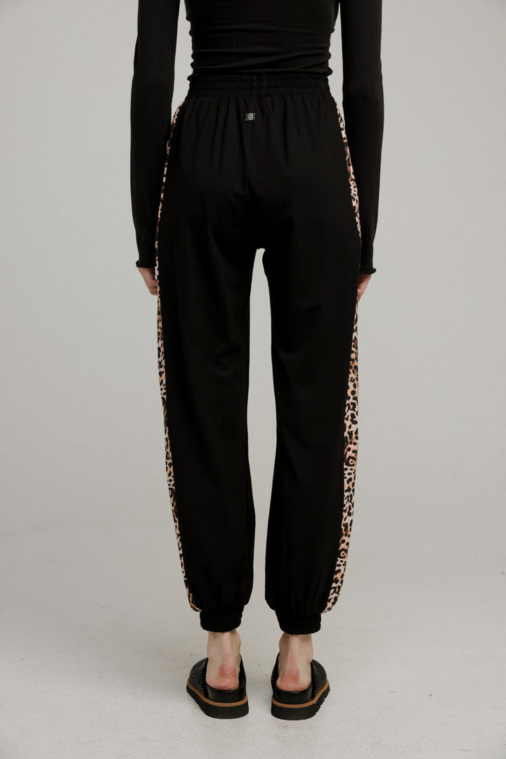 Black&Leopard Combo Joggers