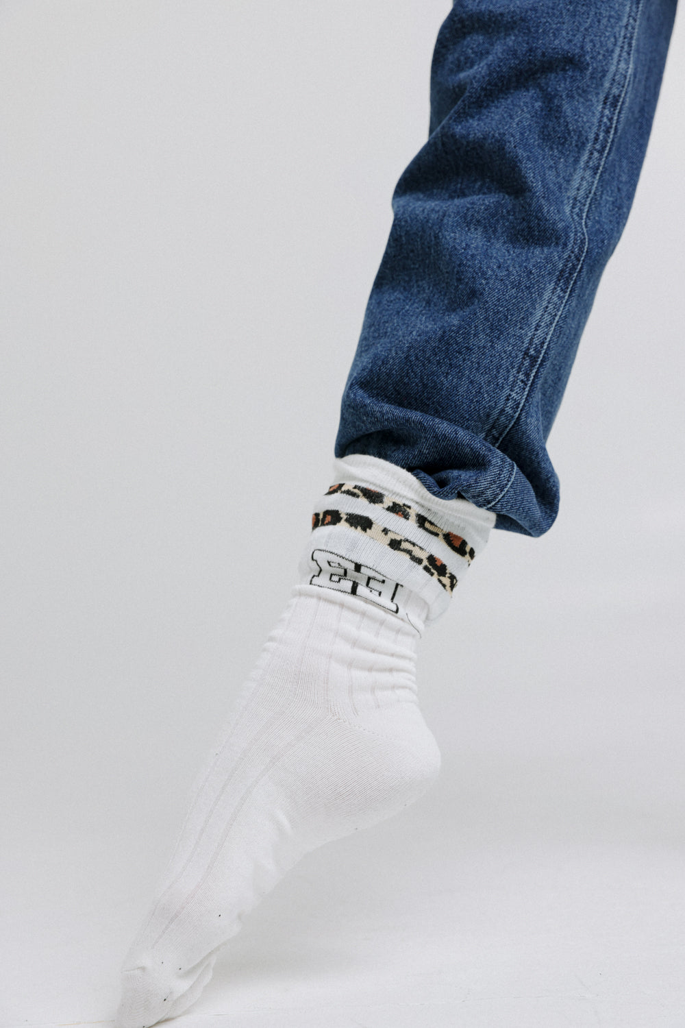EE Leopard Stripes Socks