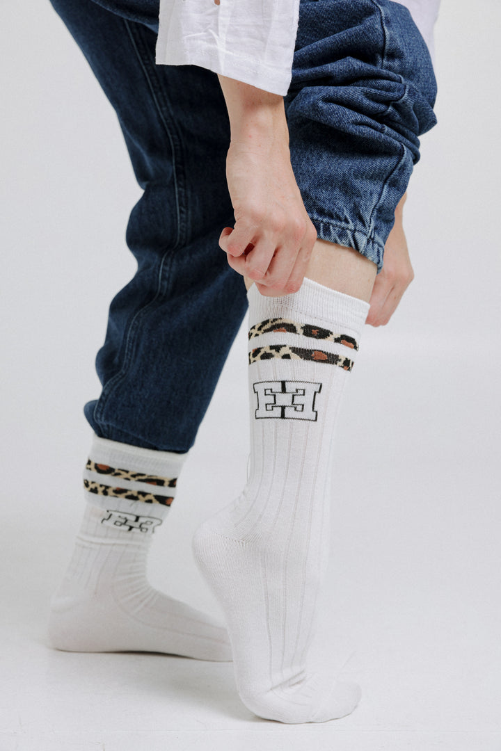 EE Leopard Stripes Socks
