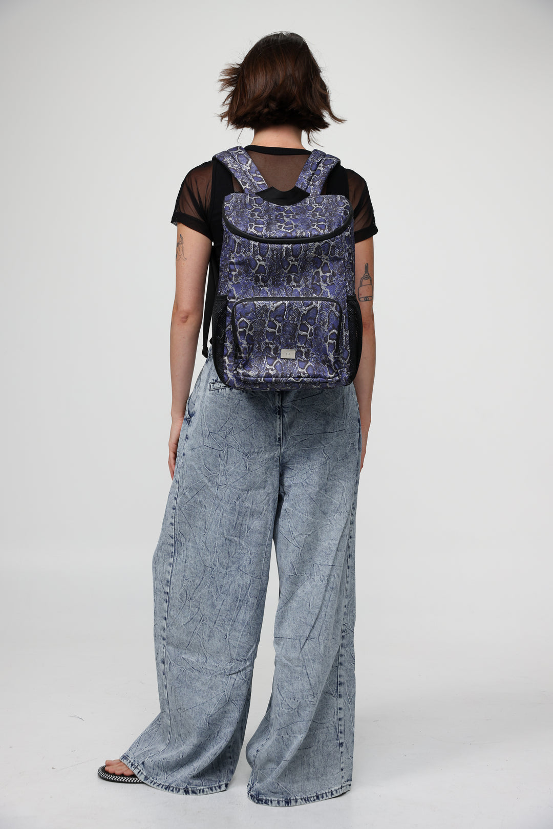 Blue Snake Backpack
