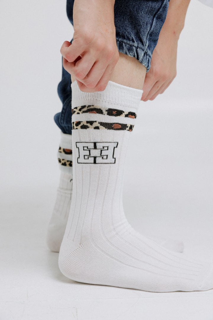 EE Leopard Stripes Socks