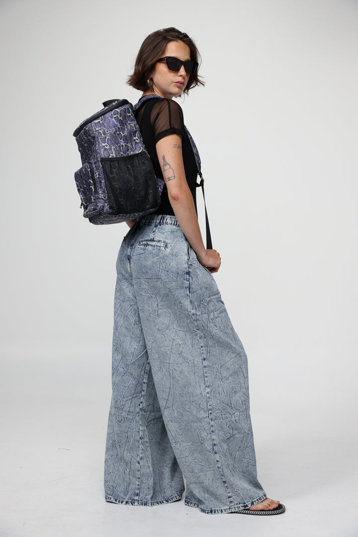 Blue Snake Backpack