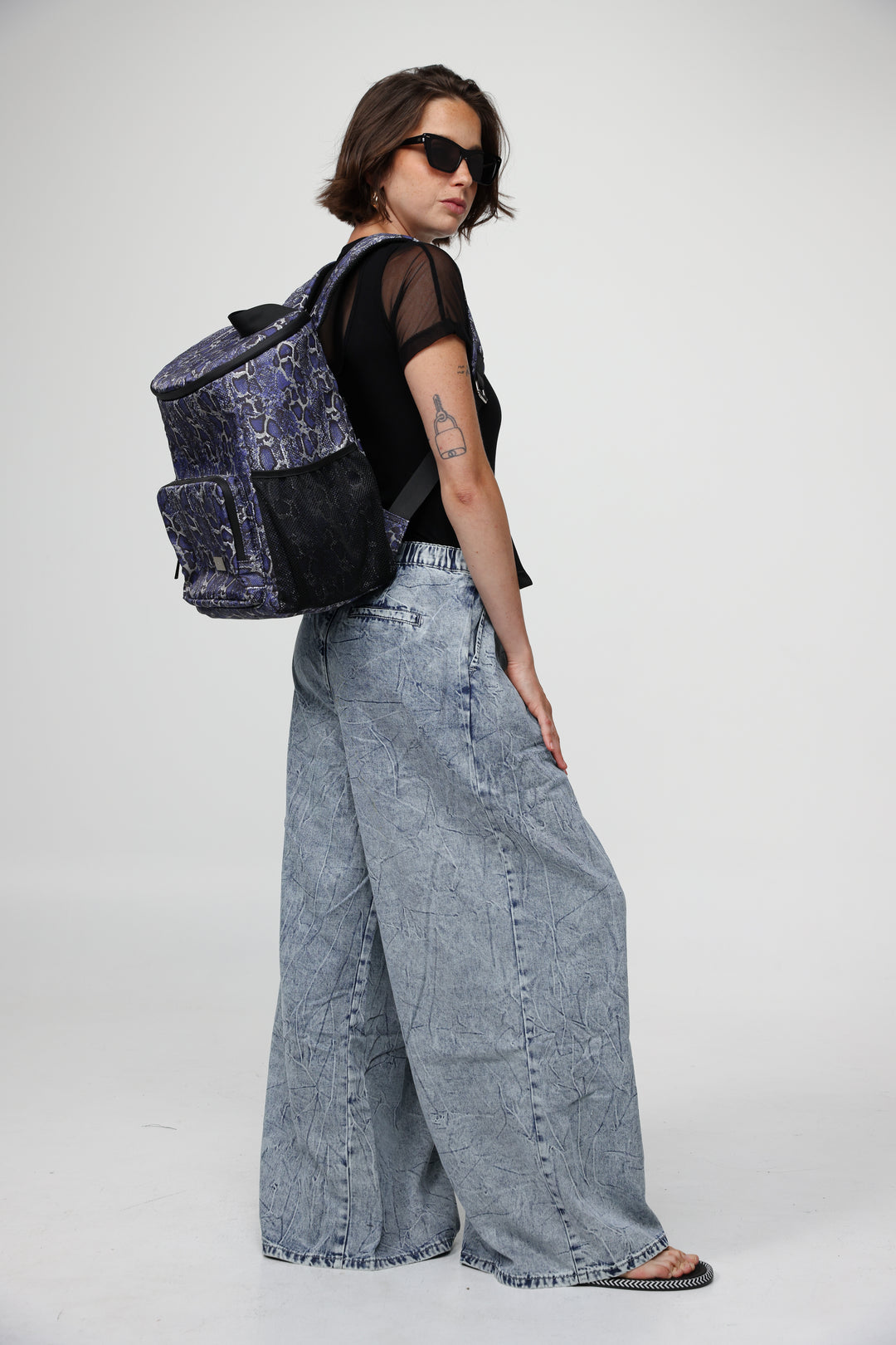 Blue Snake Backpack