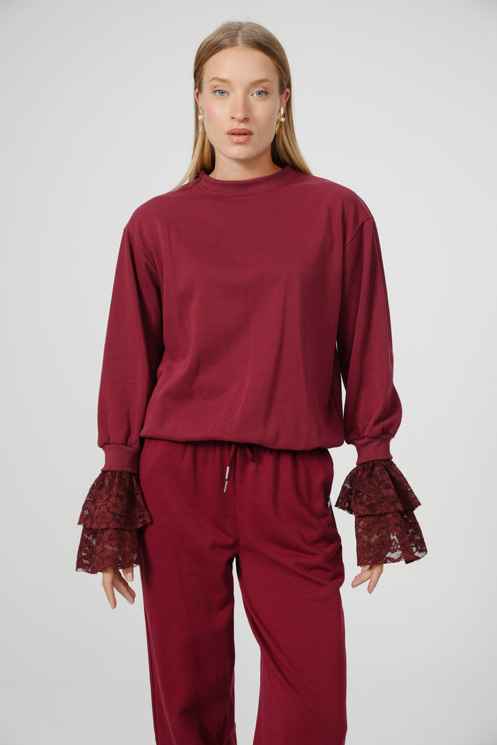 Drifting Wine Sweatshirt