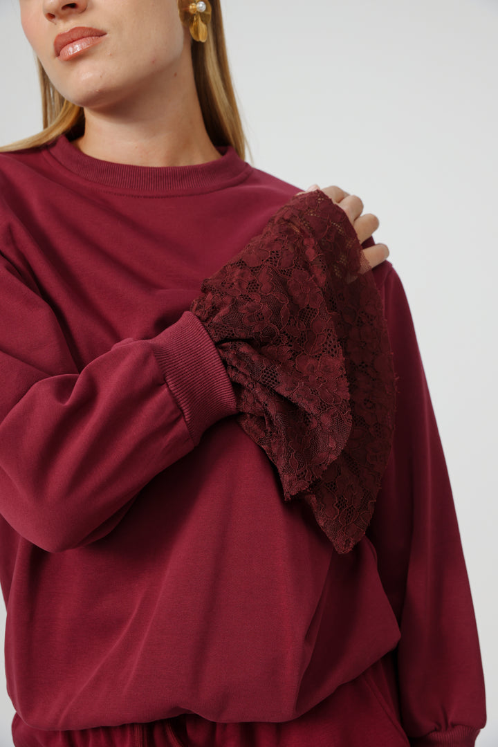 Drifting Wine Sweatshirt