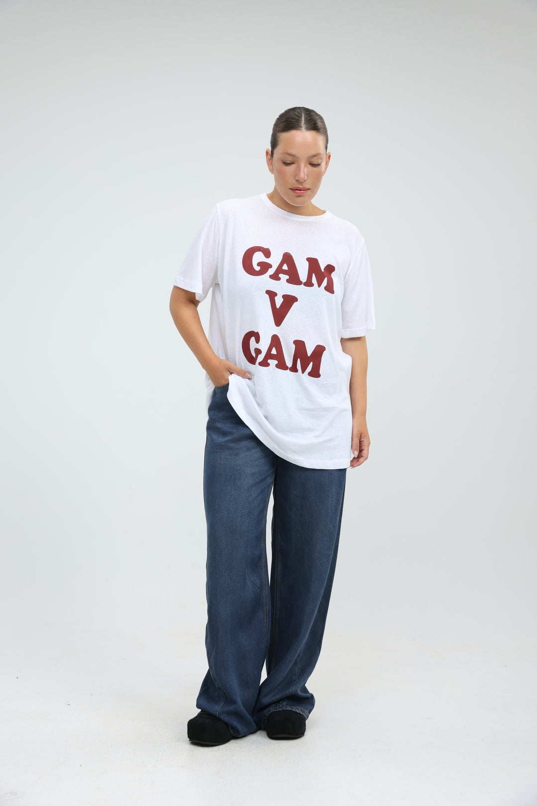 Gam V Gam Cream T-Shirt