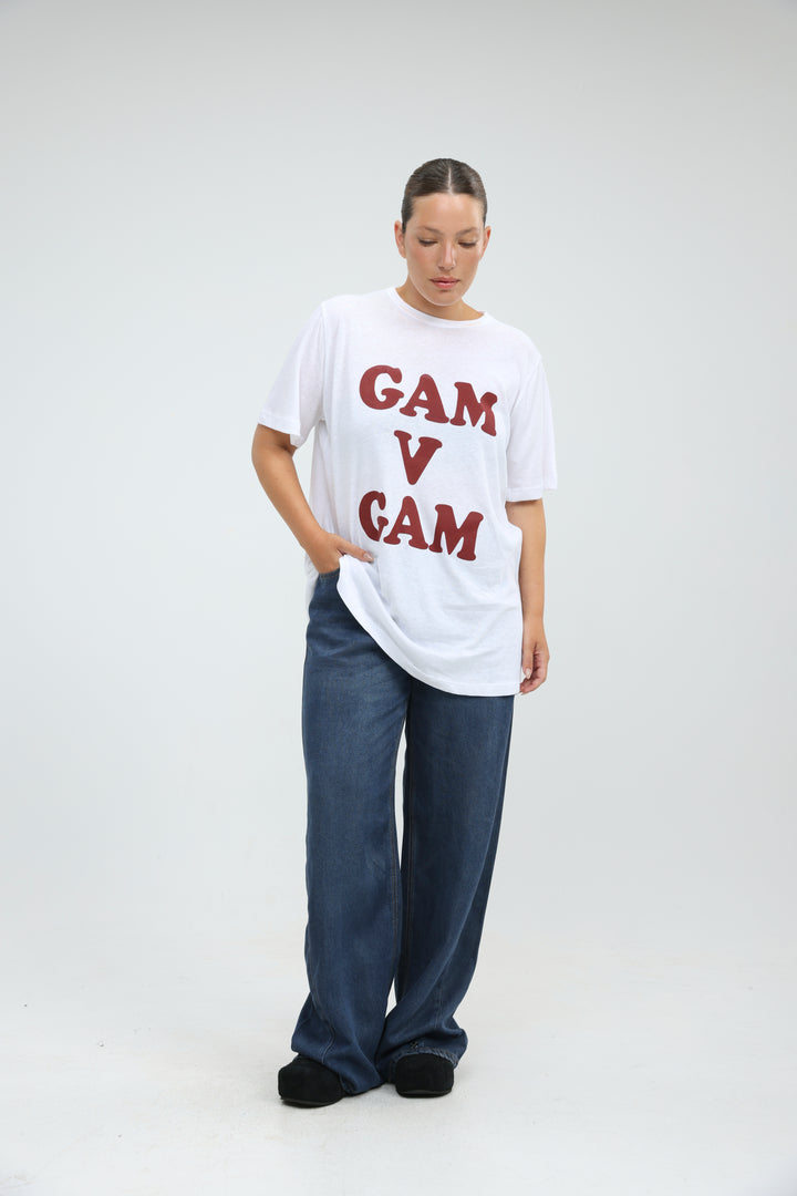 Gam V Gam Cream T-Shirt