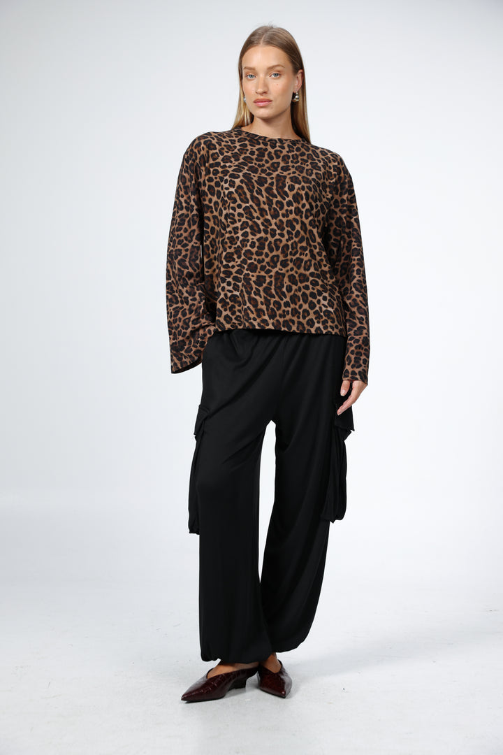 Boyfriend Leopard Shirt