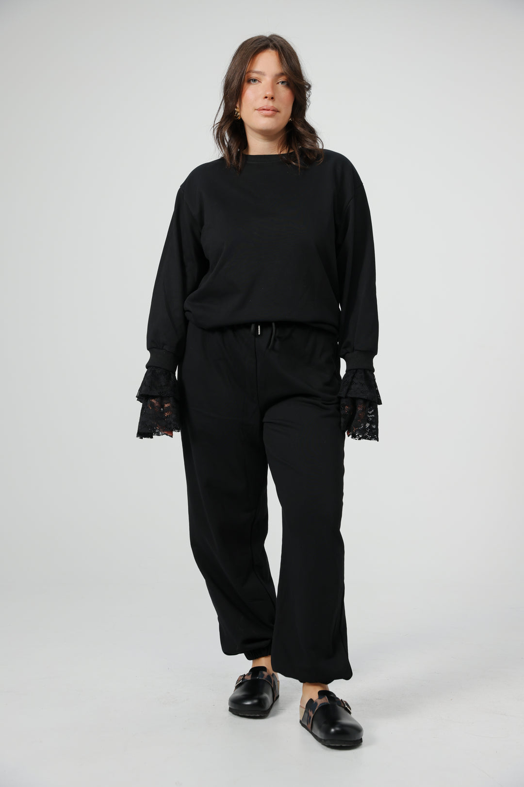 Drifting Black Sweatshirt