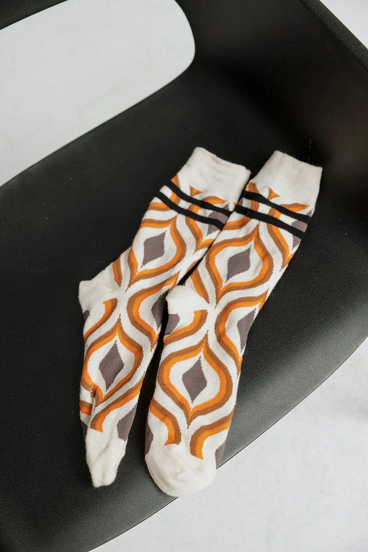 EE Vintage Print Socks