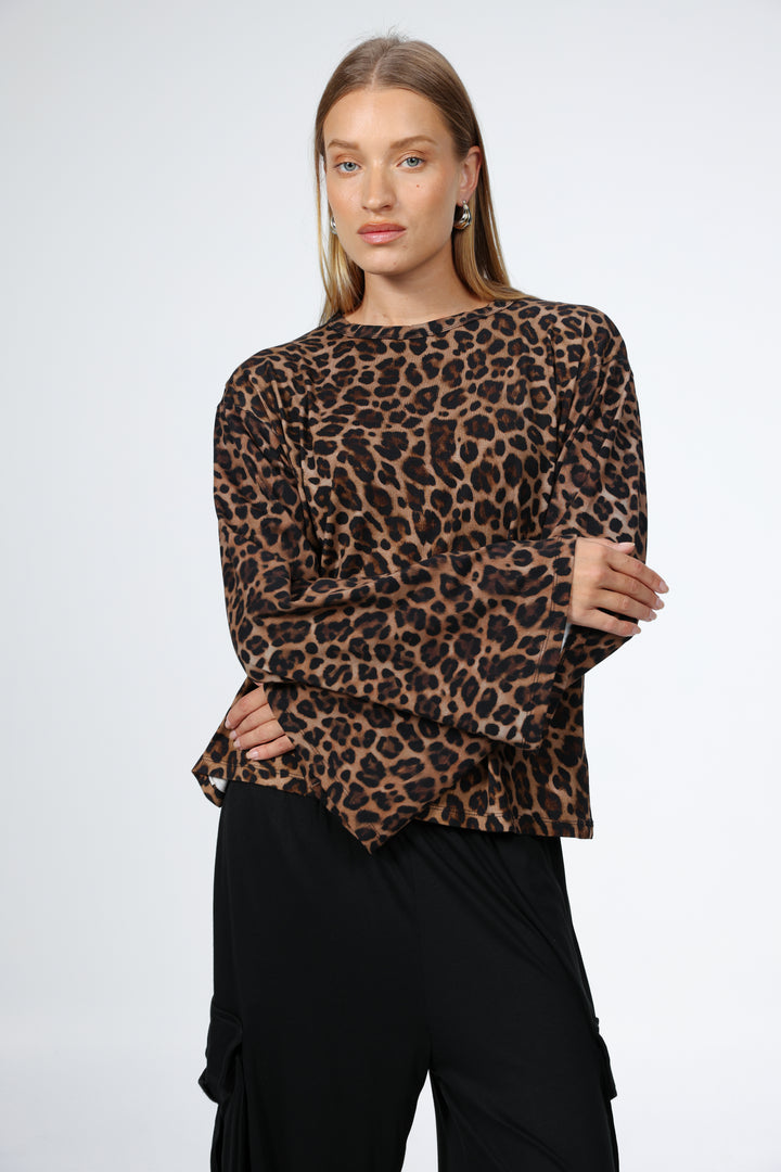 Boyfriend Leopard Shirt