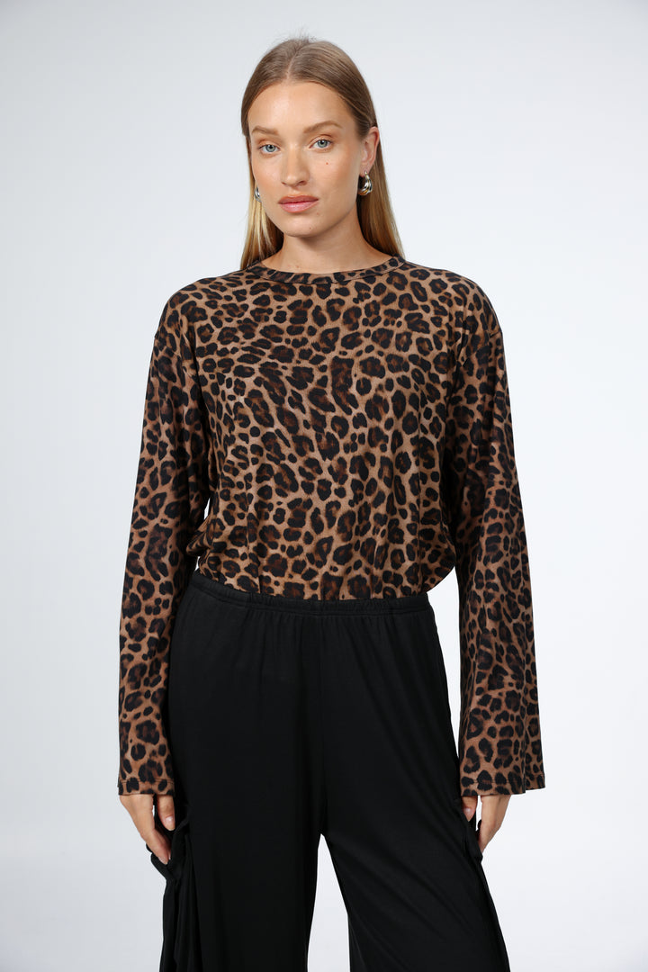Boyfriend Leopard Shirt