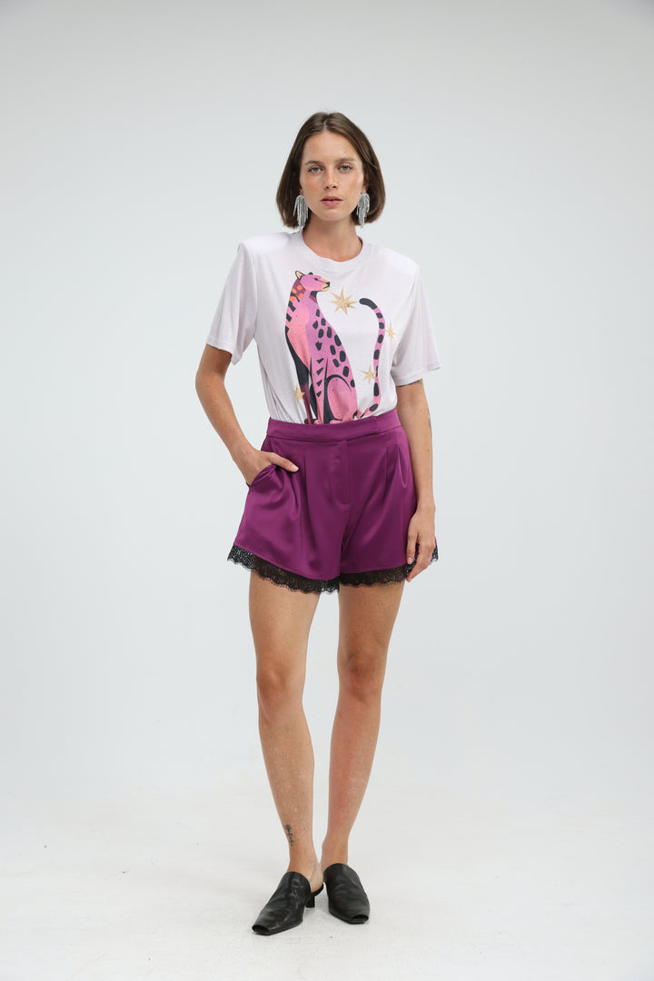 Harmony Purple Shorts