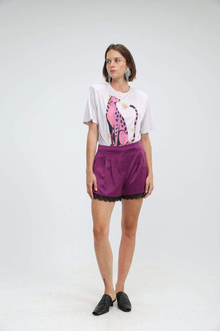Harmony Purple Shorts