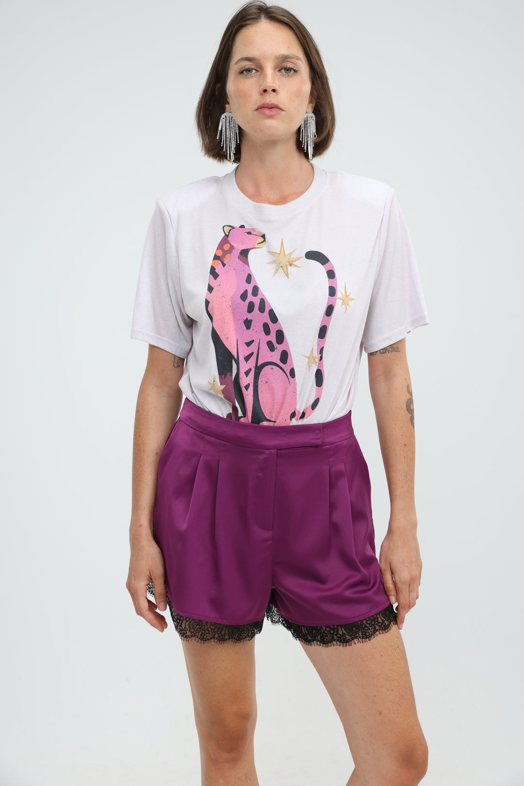 Harmony Purple Shorts