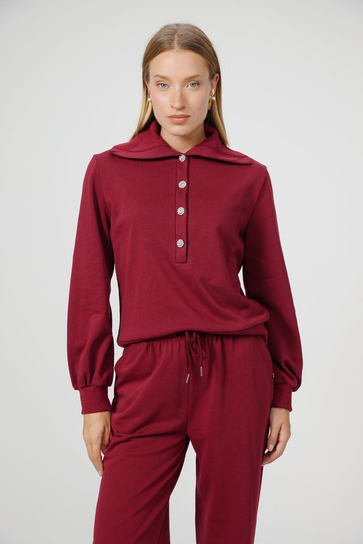 Clouding Wine Sweatshirt