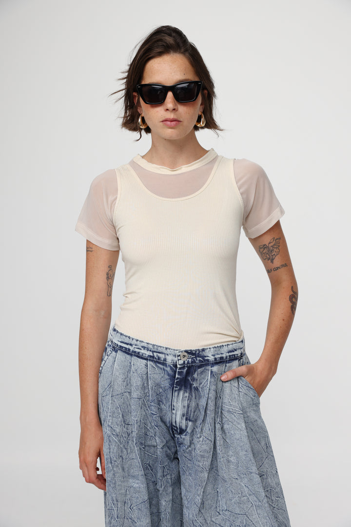 Job Stone Mesh T-Shirt