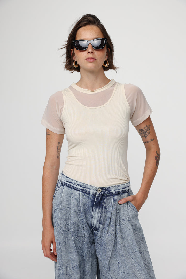 Job Stone Mesh T-Shirt