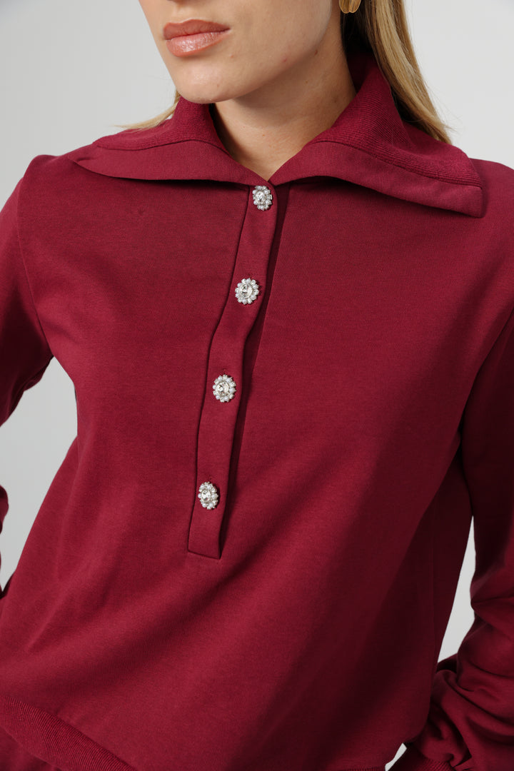 Clouding Wine Sweatshirt