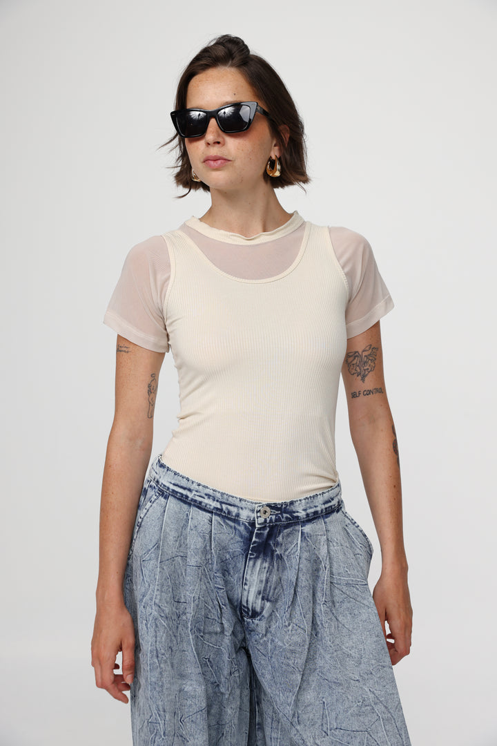 Job Stone Mesh T-Shirt