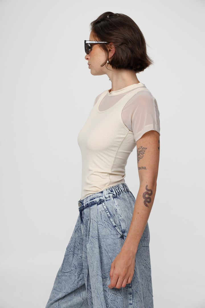Job Stone Mesh T-Shirt