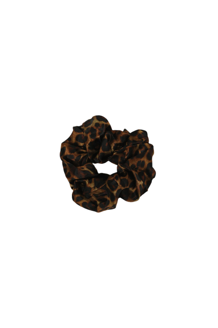 Leopard Scrunchie גומייה מנומרת 100% משי