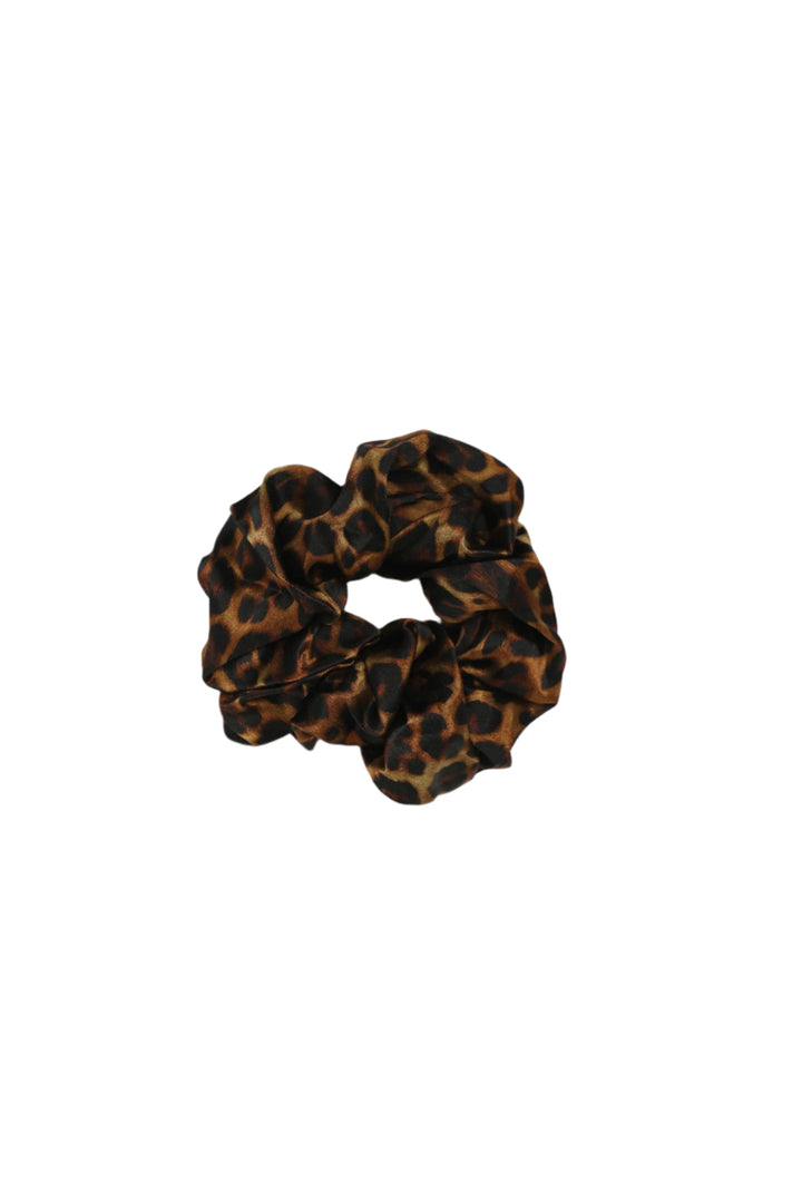 Leopard Scrunchie גומיה מנומרת לשיער