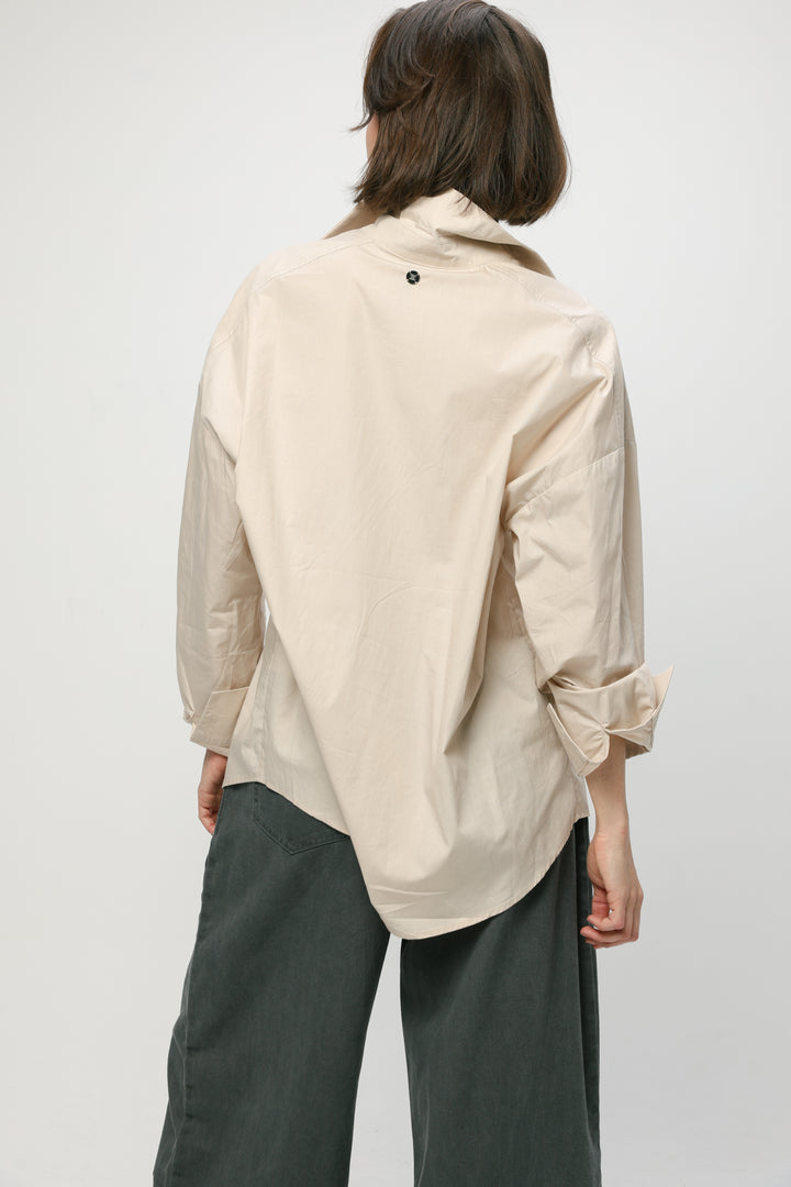 Classic Beige Buttoned Shirt