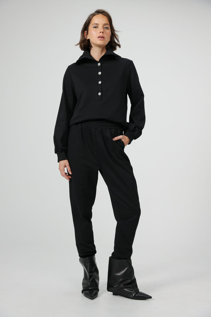 Clouding Black Sweatshirt