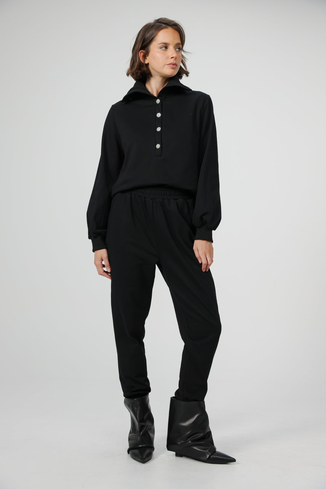 Clouding Black Sweatshirt