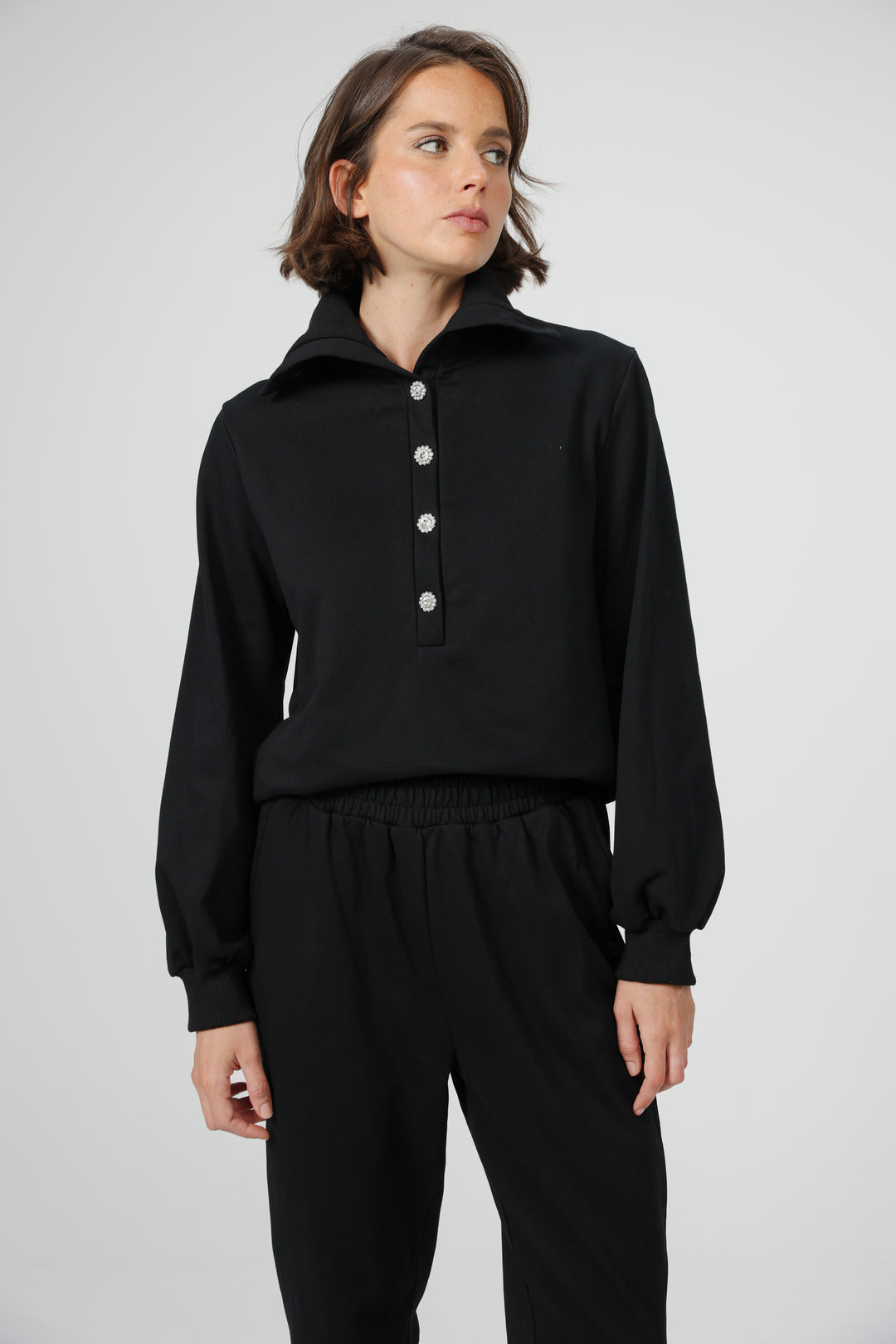 Clouding Black Sweatshirt