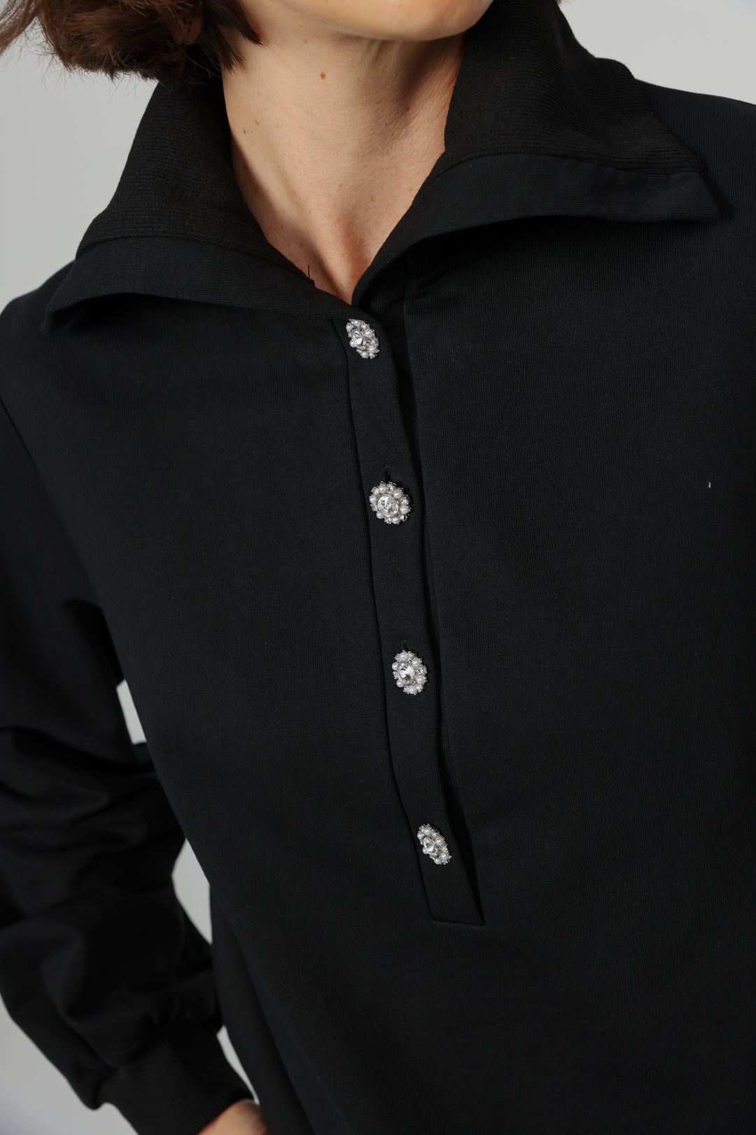 Clouding Black Sweatshirt