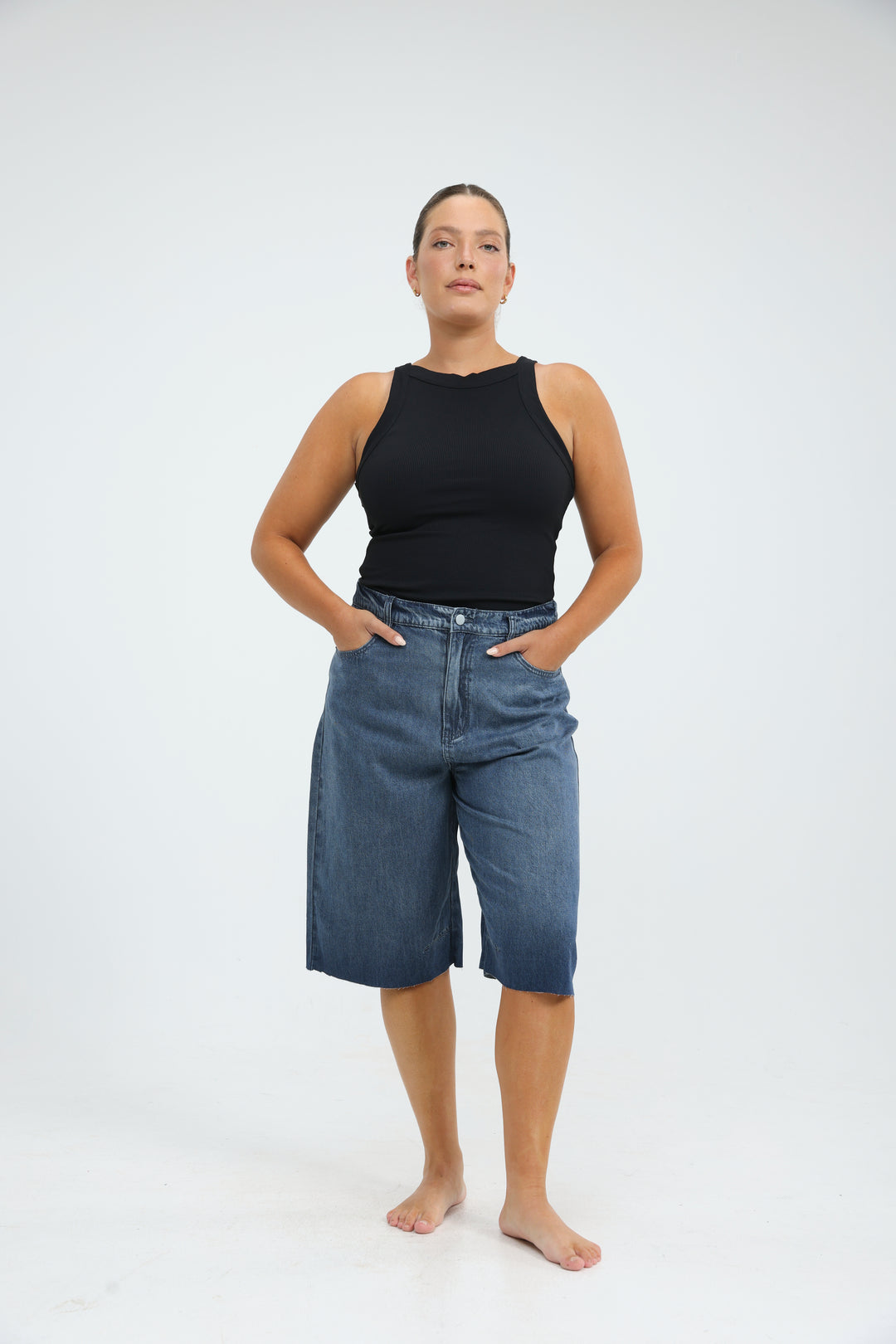 Star 714 Dark Blue Bermuda Denim