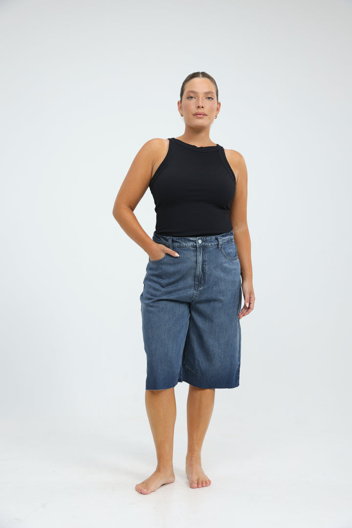 Clean46 Black Rib Tank