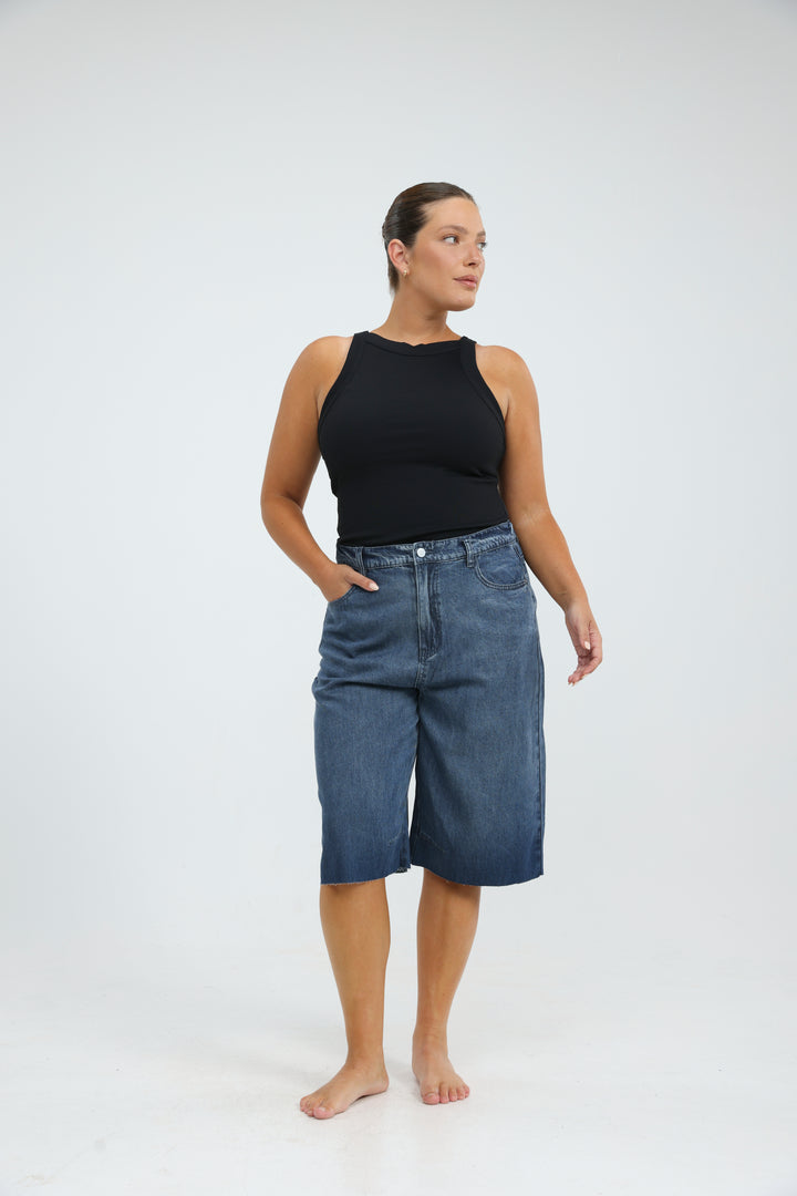 Clean46 Black Rib Tank
