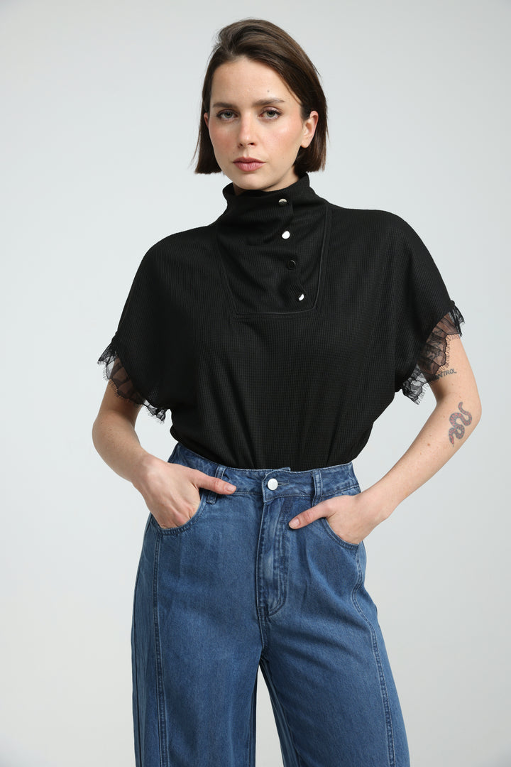 Harmony Black Bodysuit