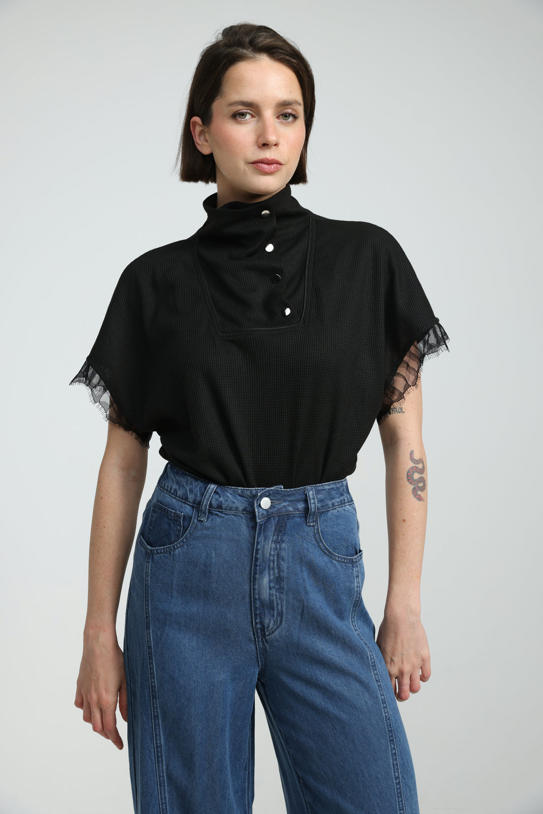 Harmony Black Bodysuit