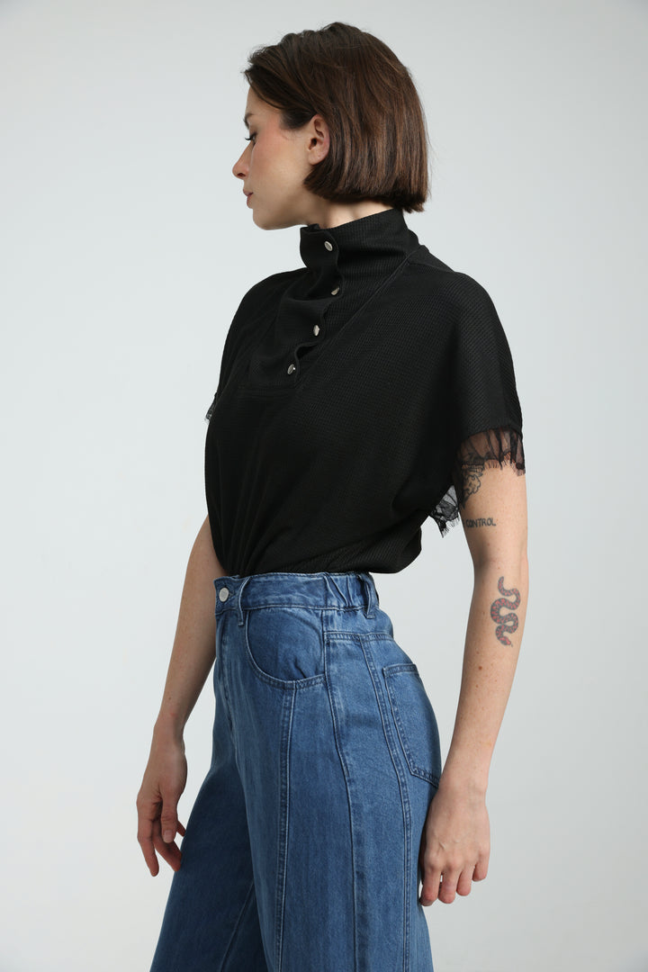 Harmony Black Bodysuit