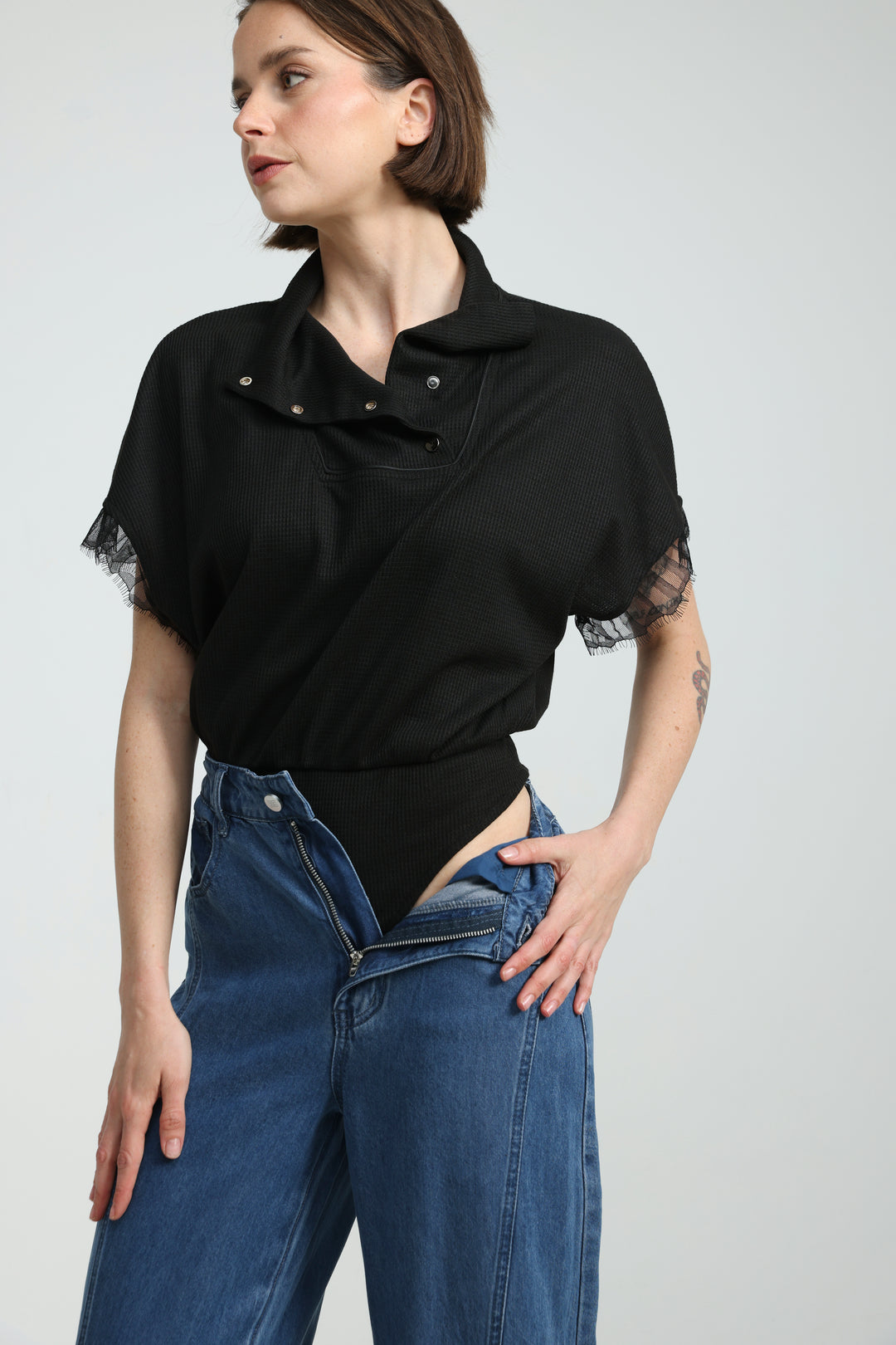 Harmony Black Bodysuit