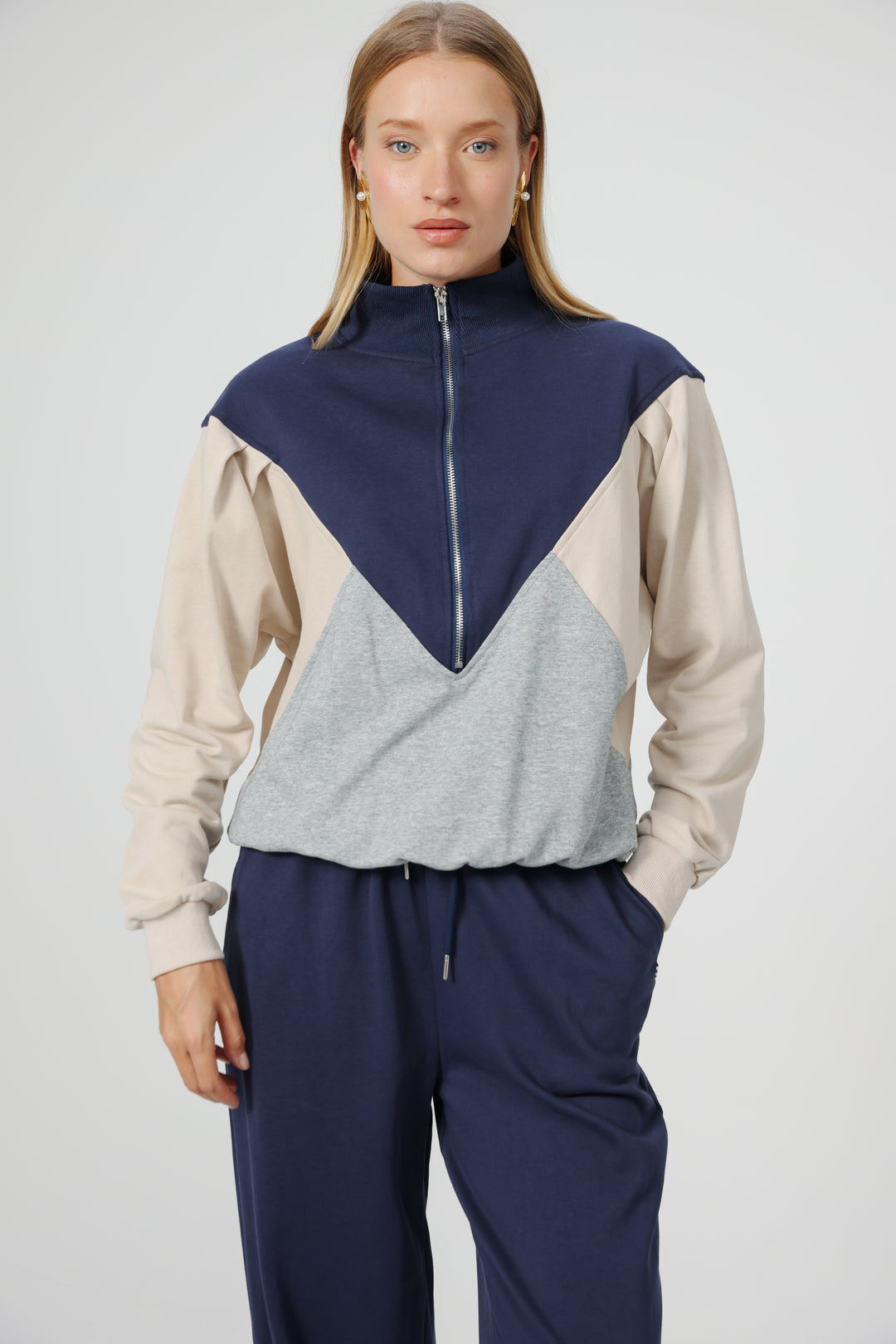 Melting Navy Mix Sweatshirt