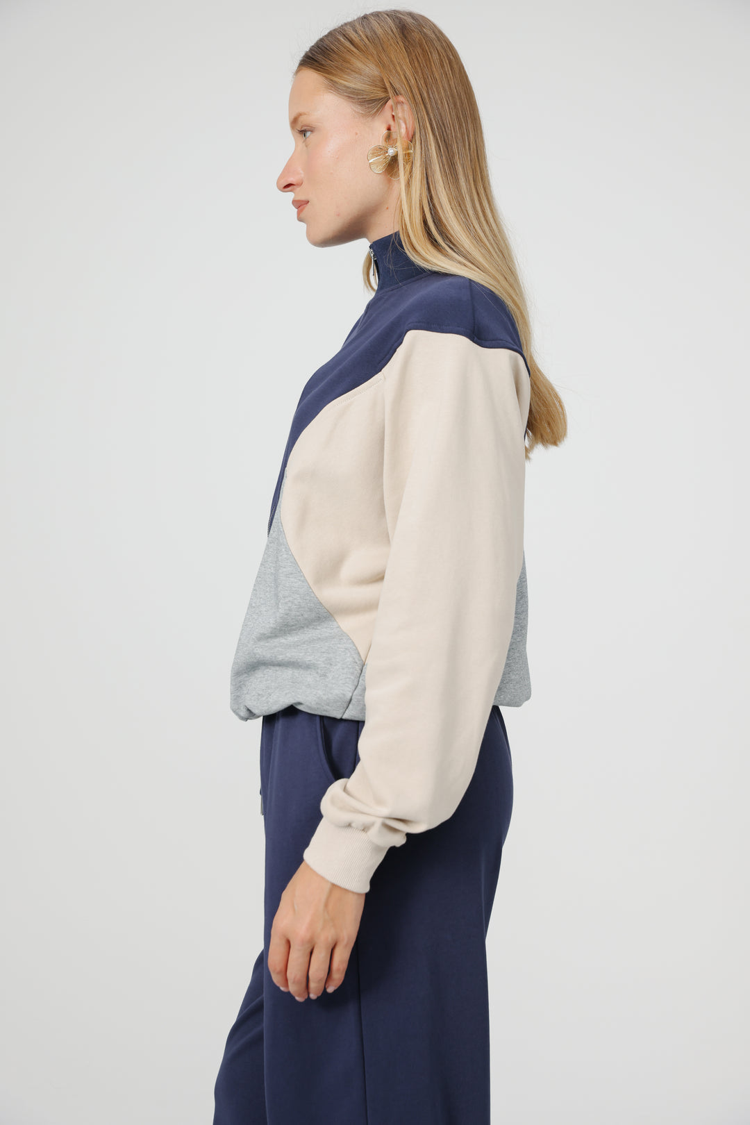 Melting Navy Mix Sweatshirt