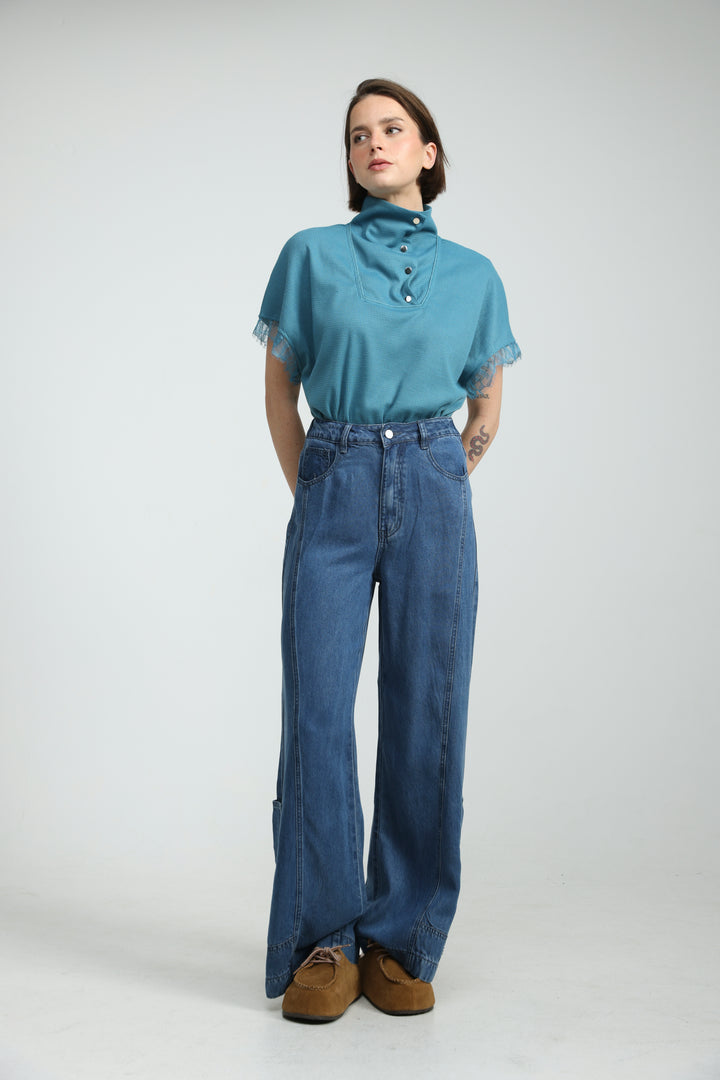 Harmony Teal Bodysuit