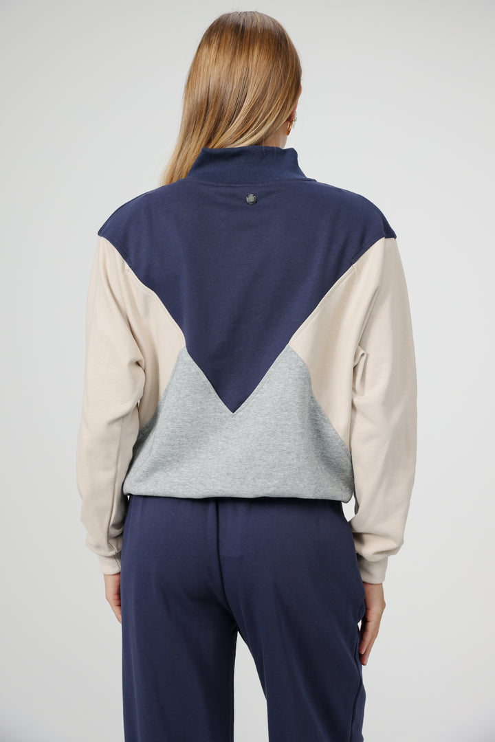 Melting Navy Mix Sweatshirt