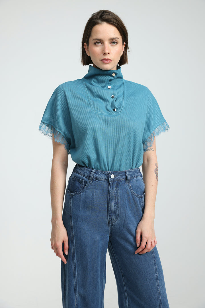 Harmony Teal Bodysuit