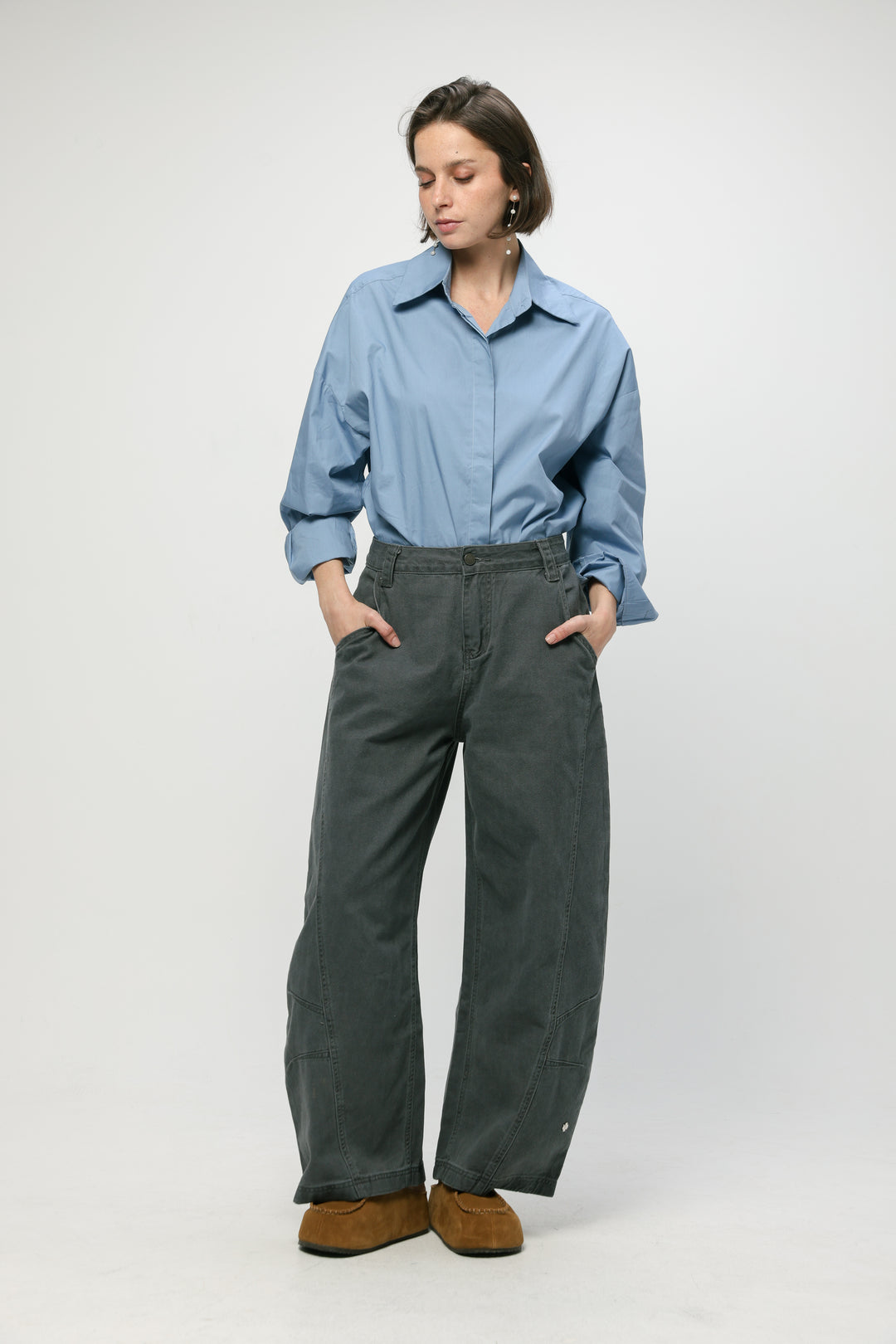 Classic Blue Buttoned Shirt